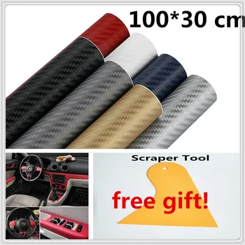 

motorcycle 30x127cm 3D 5D CAR Carbon Fiber Vinyl stickers Decals FOR SUZUKI SFV650 GLADIUS SV650 TL1000S 600 750 KATANA