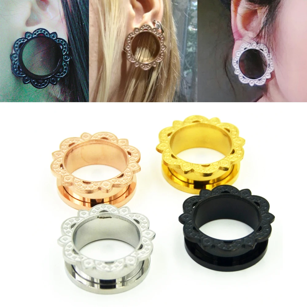 2 шт. серьги растяжки из хирургической стали|body jewelry|plug gaugesgauge earring |