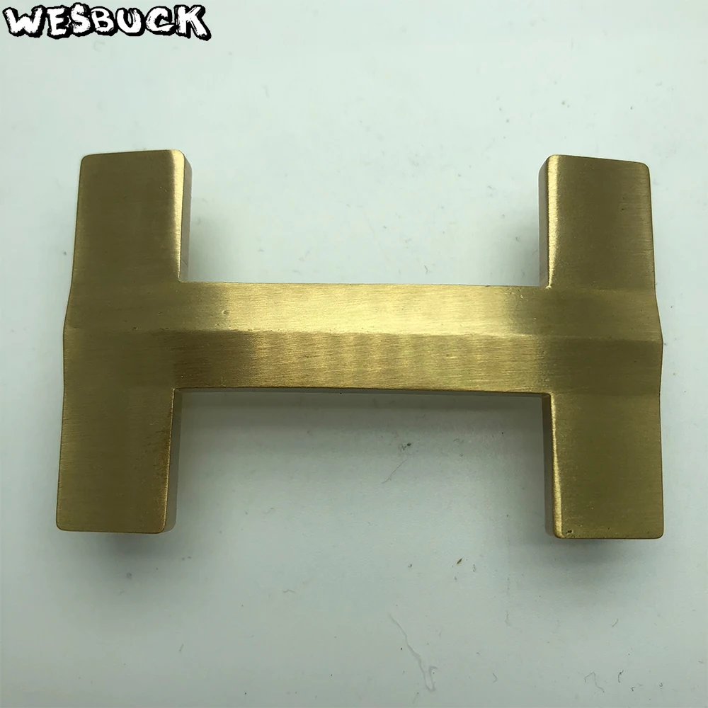 

WesBuck Brand DIY Solid Brass Belt Buckle Cool Western Buckle Cowboys Cowgirls Paracord Buckle Luxury Hebilla