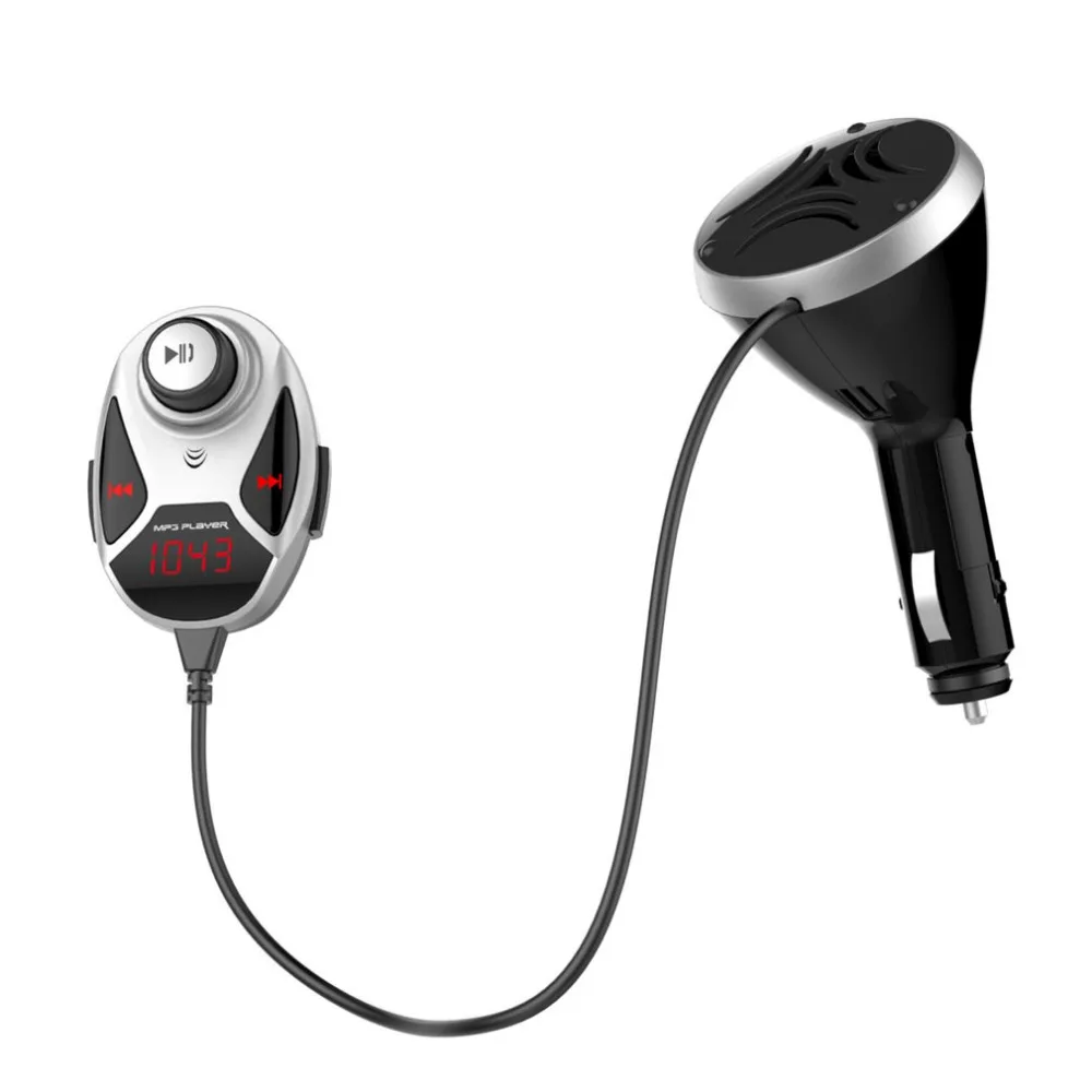 New Car Cigarette Lighter Bluetooth MP3 FM Transmitter Dual USB Car