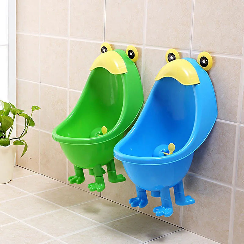 

Male Baby Standing Urinal Frog Shape Baby Potty Training Children Potty Standing Wall-mounted Urinals Toilet