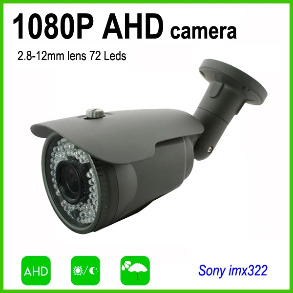 OSD menu control AHD 1080P security outdoor cctv camera 2.8-12mm lens weatherproof housing camera : image OSD menu control AHD 1080P security outdoor cctv camera 2.8-12mm lens weatherproof housing camera