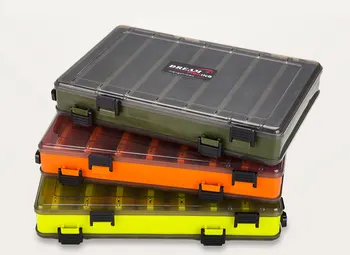 

Multifunctional Fishing Lure Box Single/Double Side Storage Box Fishing Accessories Box Minnows Bait Fishing Container B283