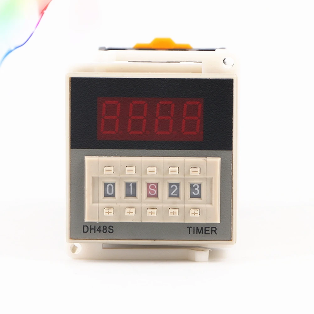DH48S 1Z 12V 24V 110V 220V AC Цифровое реле таймера на задержке 8 контактов сброс SPDT/Функция