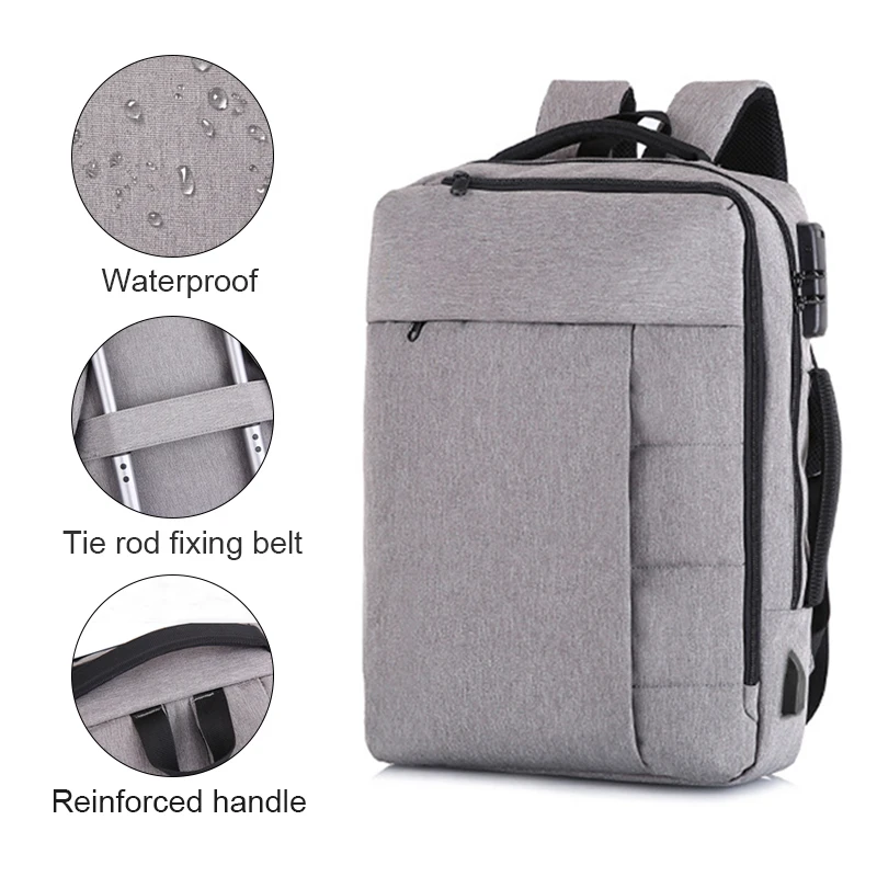 Anti Theft Laptop Backpack Bag Men Male Women Student School Business 15.6 Notebook Backpacks USB Waterproof Bagpack Rucksack