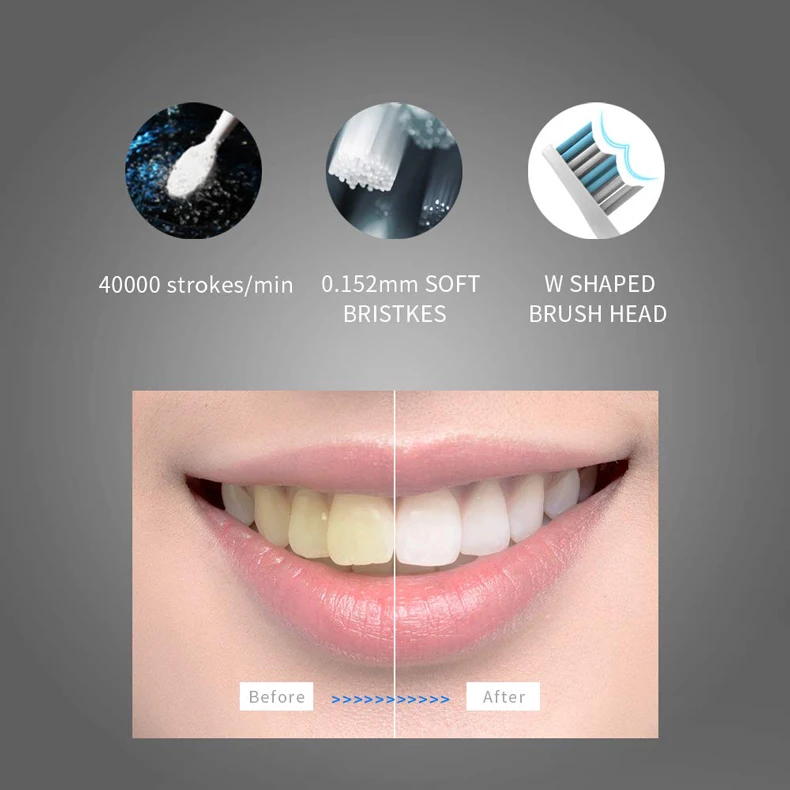 Ultrasonic Rechargeable Electric Toothbrush