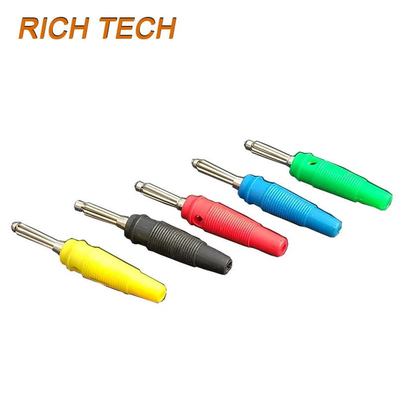 12pcs/lot Banana Male Connector Nickel Plated Speaker Amplifier Plug Jack Terminals Adapter Wholesales | Обустройство дома