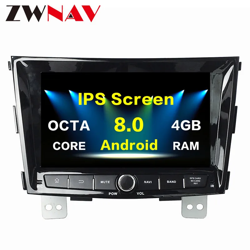 Sale IPS Screen 4+32G Android 8.0 Car multimedia Player head unit For Ssangyong Tivolan 2014 With GPS Navigation Radio auto stereo 9