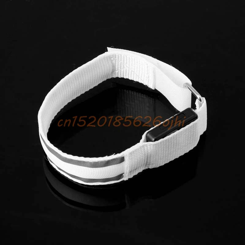 

Reflective LED Light Arm Armband Strap Safety Belt For Night Running Cycling #H030# #H030#