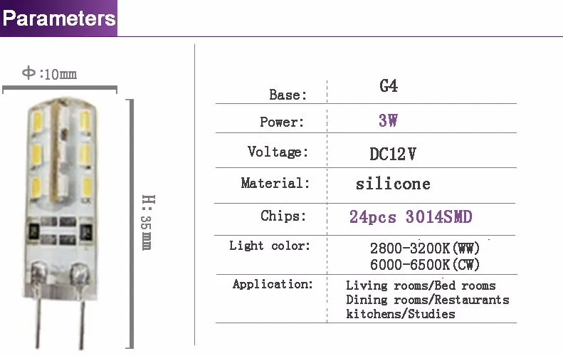 5 шт. Led 220 V G4 лампа G4 светодиодные лампочки постоянного/переменного тока 12В 220V3W-12W SMD 3014 Светодиодный прожектор 360 Угол луча заменить для хрустальной люстры