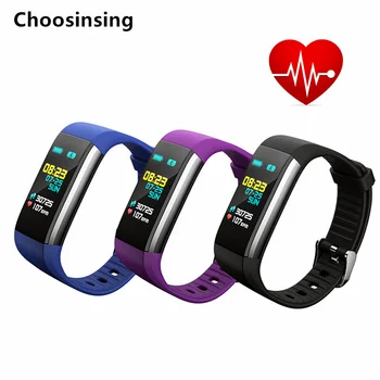 

Man Sport Smart GPS Wristband Blood Oxygen Pressure Measurement Heart Beat Rate Pedometer ECG Pulsemeter Famale Male Clock Watch