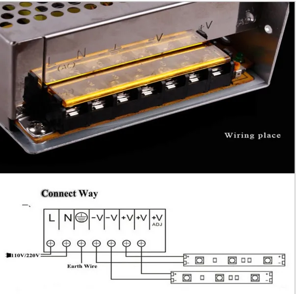 MeeToo Светодиодный источник питания AC100-240V к DC12V импульсный трансформатор в 1A 2A 3A 5A 8A 10A 15A 20A 30A адаптер питания для светодиодной ленты