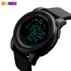 SKMEI 2 Time Mileage Watches Mens Calorie Distance Digital Sport Wrist Watch For Men Pedometer Data Clock relogio masculino 1469 ► Photo 1/6