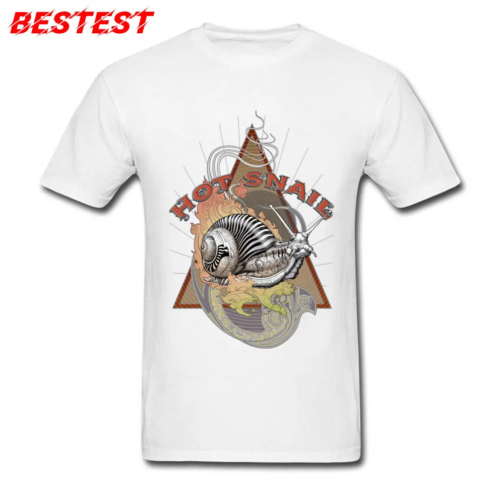Hot Snail Latest Short Sleeve Family T-shirts 100% Cotton Round Neck Men Tops Shirts Casual T Shirt Lovers Day Hot Snail white