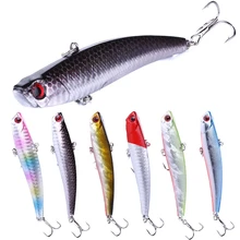 HENGJIA, 1 шт., зимняя VIB Тонущая морская рыболовная приманка, 9,5 см/26 г, рыболовные крючки, искусственный воблер, кренкбейт, сверкающая Рыболовная Снасть