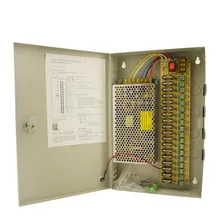 12V 10A 18CH канал Питание коробка для видеонаблюдения Камера видеонаблюдения-аксессуары для видеонаблюдения CCTV Питание переключатель