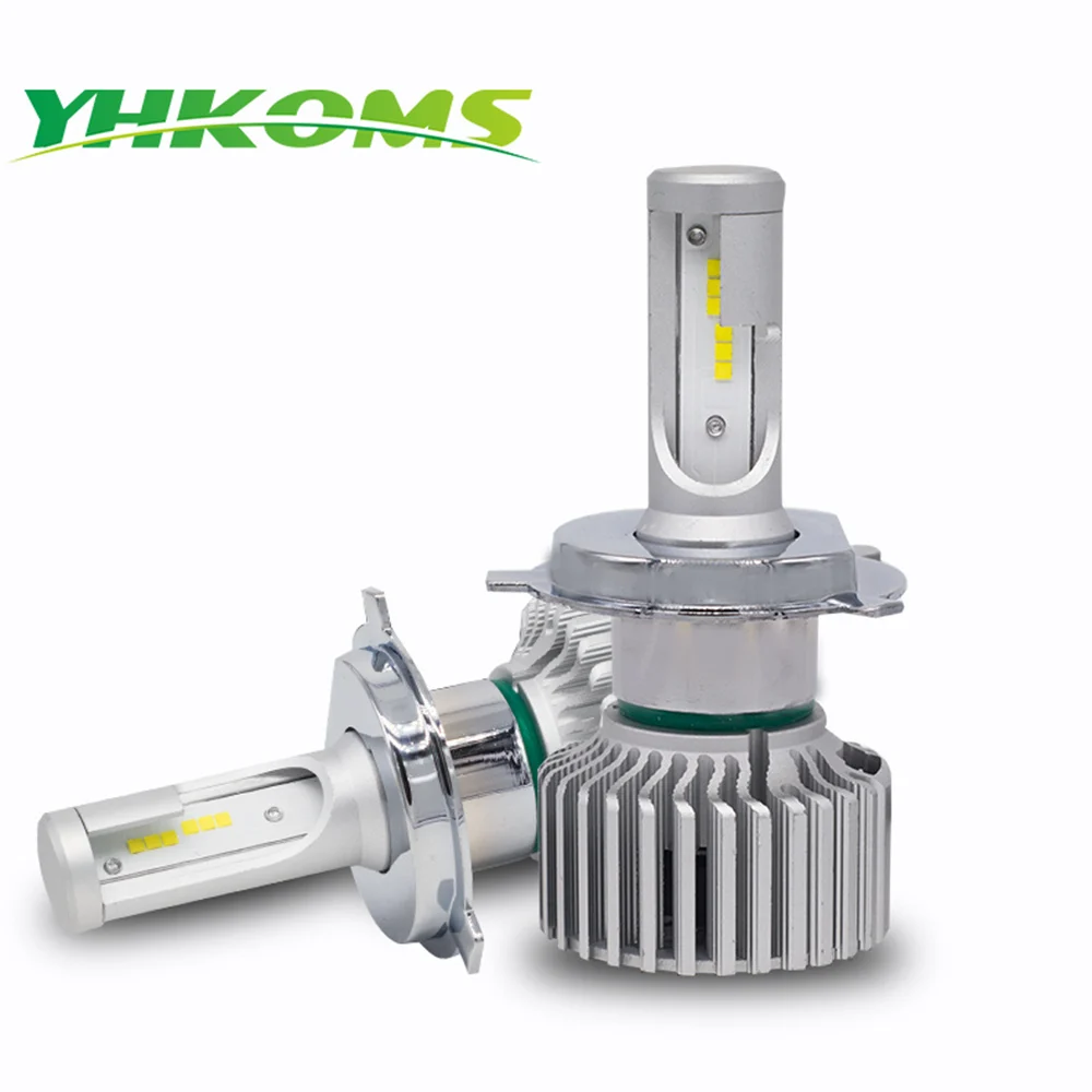 YHKOMS H4 H7 LED H11 9006 HB4 H8 H9 9005 HB3 Led Bulbs For Cars CSP 80W