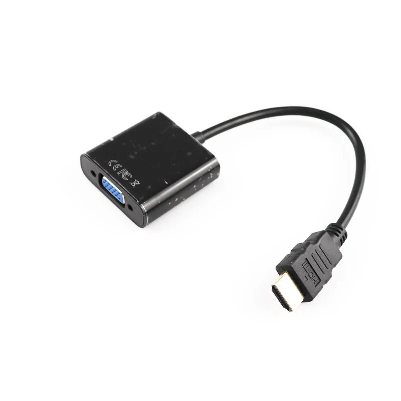 HDMI к VGA адаптер цифро-аналоговый видео аудио конвертер Кабель HDMI 2 VGA разъем для Xbox 360 для PS4 ПК ноутбук ТВ коробка