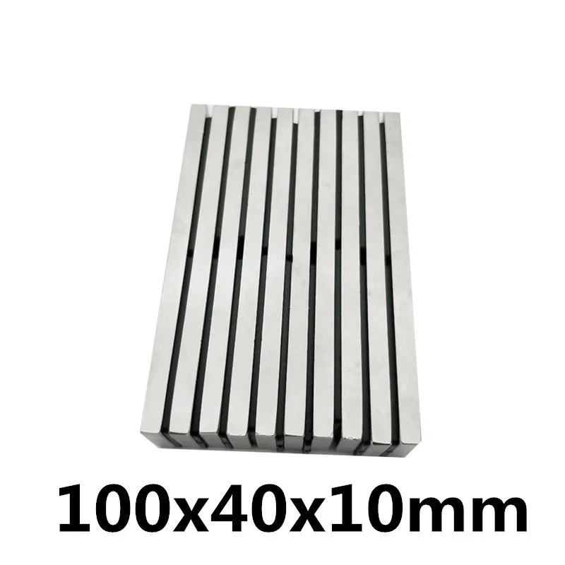 

1pcs N35 100mm x 40mm x 10 mm Strong Bar Cuboid Block Magnets 100x40x10Rare Earth Neodymium 100*40*10