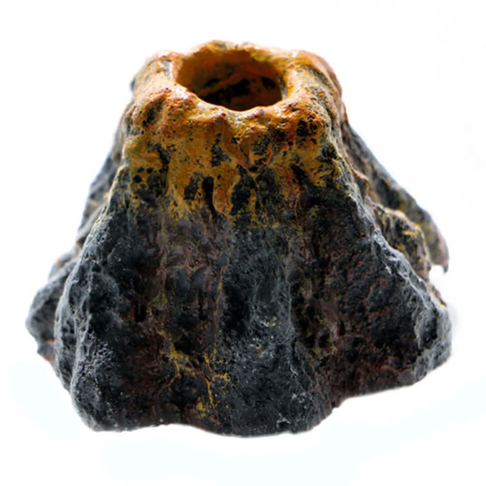 

Simulation Aquarium Landscape Decoration Aritificial Resin Volcano Figurines & Miniatures Decoration Crafts