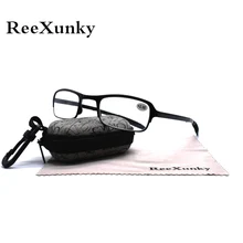 ReeXunky Лучший Анти-усталость очки для чтения для мужчин и женщин карманный портативный складной TR90 очки лупа очки с чехлом