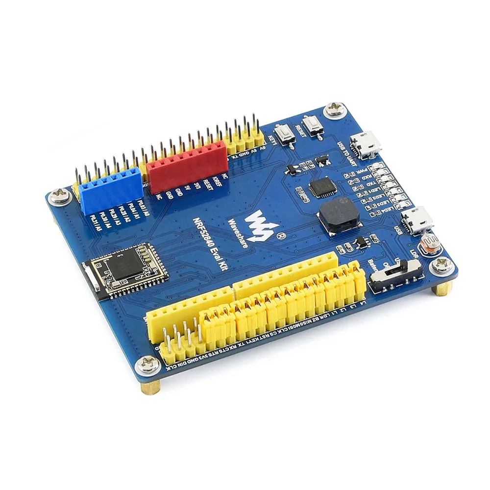 Cena Waveshare nRF52840 zestaw do oceny Bluetooth 5.0 łączność Arduino Raspberry Pi integruje CP2102 USB do UART