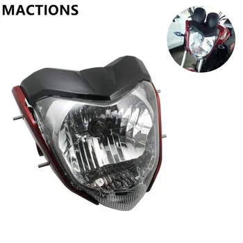 

Rracing Motorcycle Headlight Headlamp With Bulb And Bracket Used For Yamaha FZ16 Red Black Silver