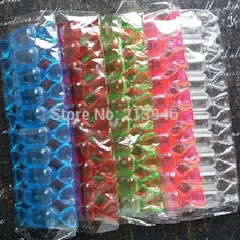 8*2.5 см 50 шт./лот смешивания 5 цветов конфеты Форма ювелирные изделия проведение Чехол акрил Коробки держатель Ювелирная упаковка