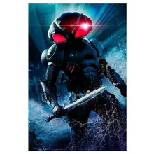 TaaWaa Aquman  2018 Hot Movie Art Silk Poster Prints 16x24 24x36 inches Decorative Wall Art Painting for Living Room Home Decor