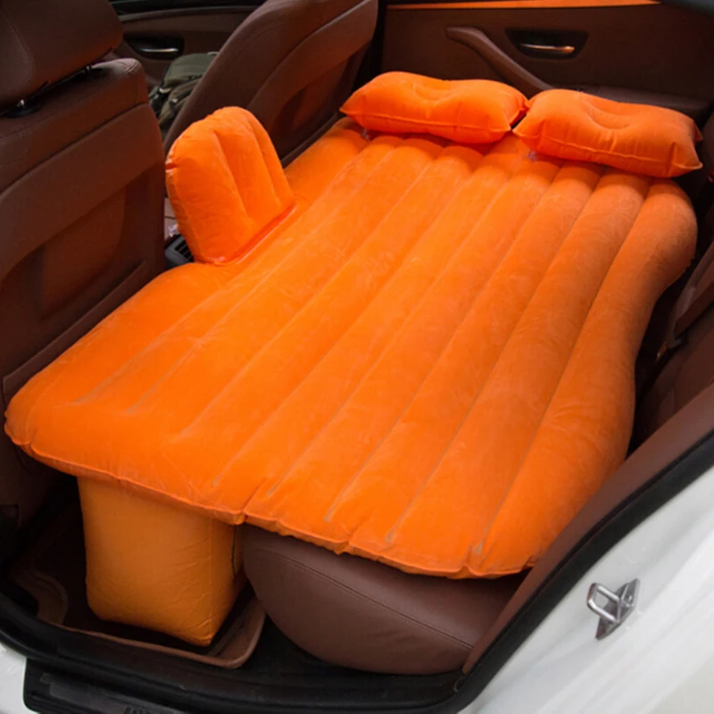 142*88 cm aire colchón inflable cama de viaje Universal para Auto asiento sofá almohada al aire libre Camping Mat cojín para niños