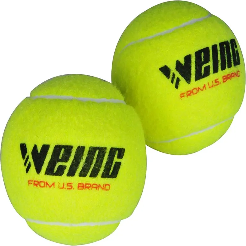 Brand quality low price for sale tennis training wool competition standard barreled ball leisure training essential bal - Цвет: Yellowish green