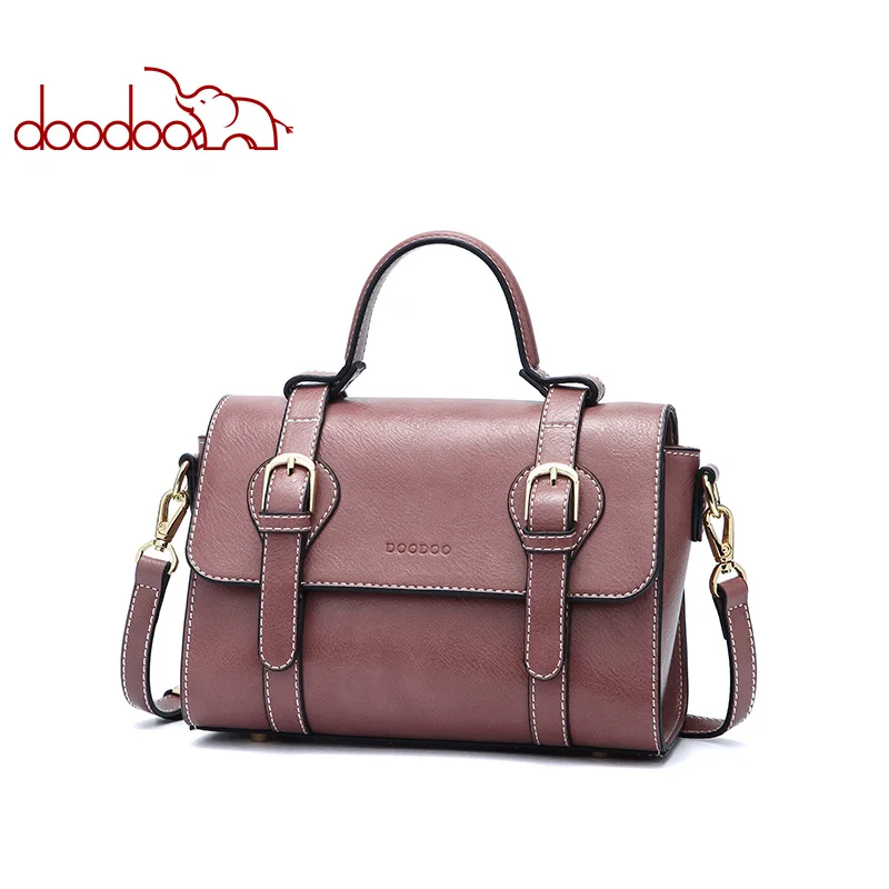 Doodoo العلامة التجارية النساء حقائب النساء الكتف رسول حقائب السيدات جلدية الأعلى مقبض حقيبة أحدث اصطناعية حزام حمل حقيبة ساعي البريد