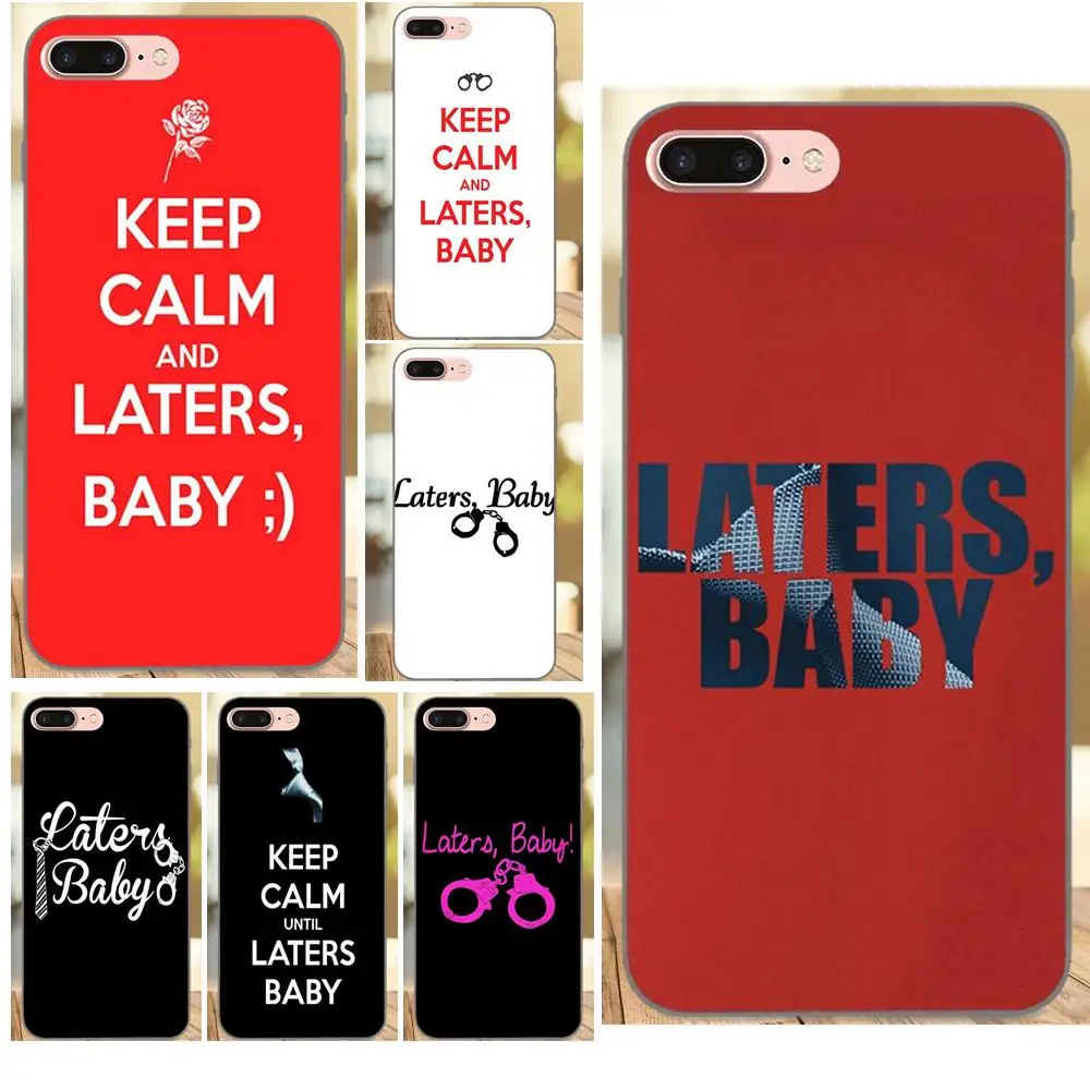 Laters Baby Fifty Shades Of Серый ТПУ чехлы накладки для Huawei nova 2 Plus 2S 3i 4 Y3 Y5 II Y6 Y7 Y9 Lite Prime 2017 2018