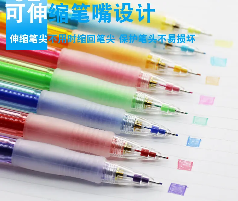 Японский пилот, цветной механический карандаш, HCR-197, цветной карандаш, 0,7 мм, набор карандашей для рисования, 8 цветов на выбор