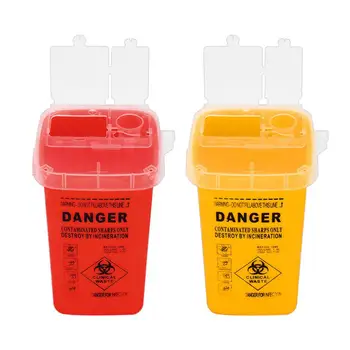 

Tattoo Needle Tip Danger Biohazard Gathering Barrel Garbage Bucket Container