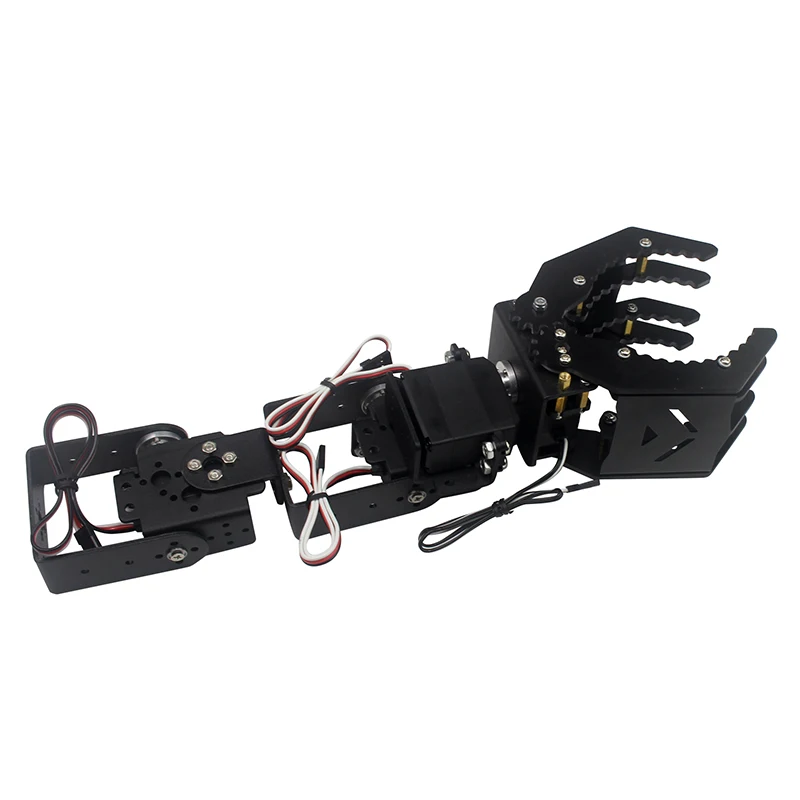 

DIY 4DOF Robot Arm Claw Holder With / Without 4pcs Digital Servo LD-1501MG LDX-335 For RC Toy Models Parts Accessories