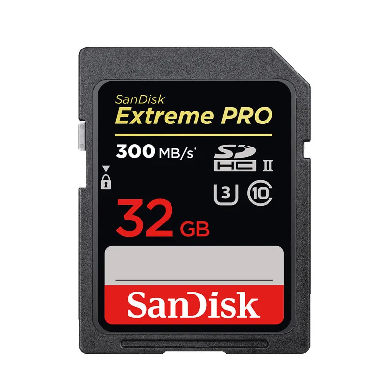 Sandisk Extreme Pro 32 Гб SDHC UHS-2 U3 Class10 флэш-карта памяти Скорость до 300 МБ/с. SDXPK карты для Sony Nikon Canon DSLR Камера