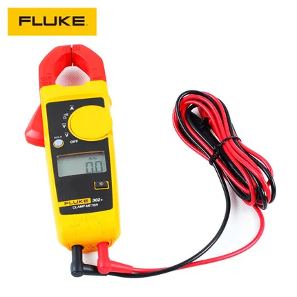 FLUKE F302+ 1,6 дюймов ЖК-дисплей клещи переменного тока мультиметр 400A