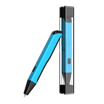 

3D Printing Pen 4.0 Low Temperature Innovative Graffiti Pen Children's Educational Birthday Gift 3D Painting Pen with US Adapter
