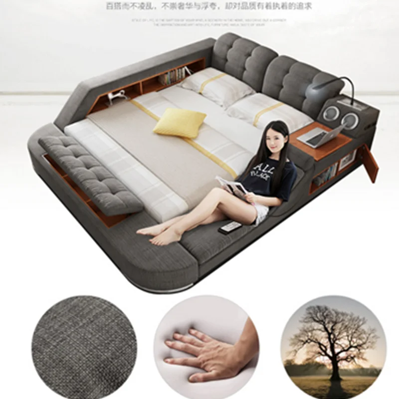 

Premium Electric Bed with Massage and Wireless Remote