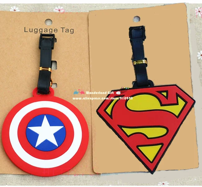 super captain logo luggage tag BAG TAG 