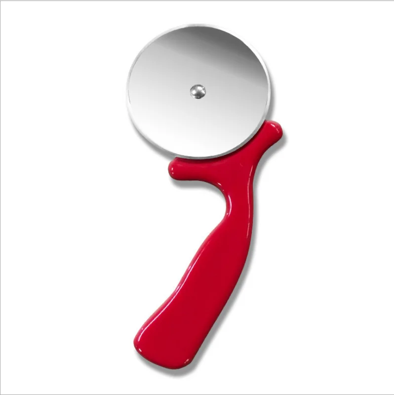 

Stainless Steel Cutter Pizza Knife Cake Tools Pizza Wheels Scissors Ideal for Pizza, Pies, Waffles and Dough Cookies