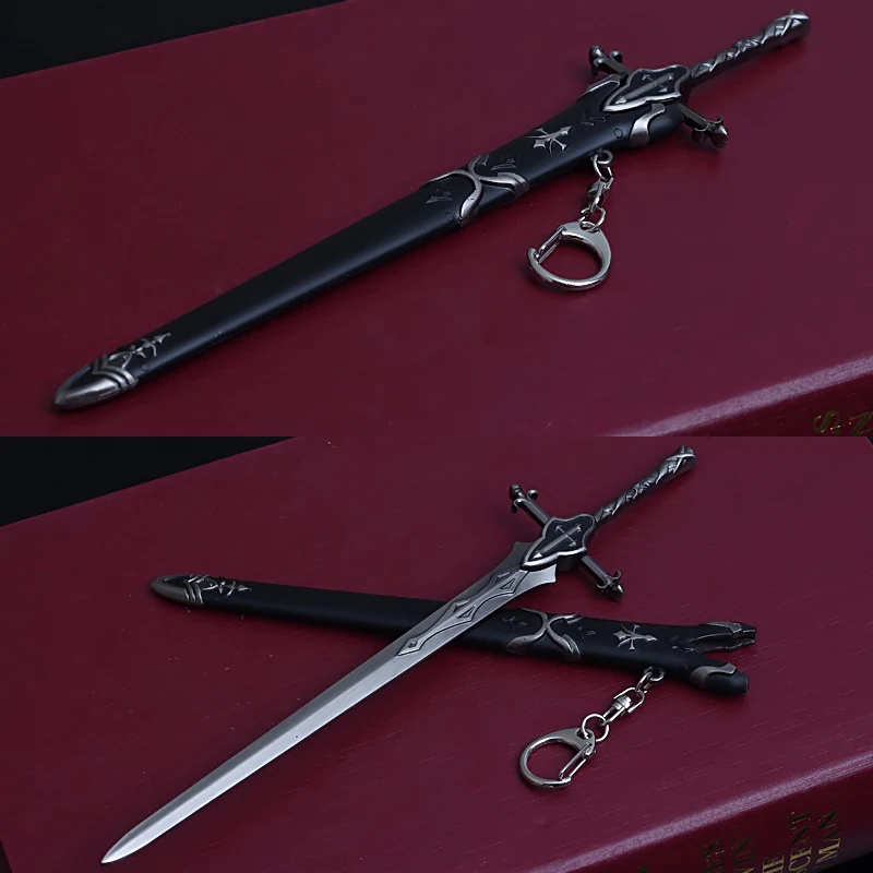 Мультфильм HSIC аниме Fate Joan of Arc держатель почерневшая 22 см Подвеска в виде меча