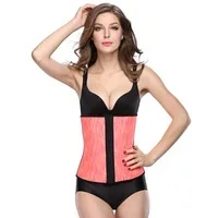 Latex waist trainer corset underbust women slimming body shaper waist training belt corset gaine sport corsetto espartilhos