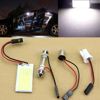 

Car Styling 3W COB 18Chip LED White Light Panel BA9S Festoon Dome Car Bulb Lamp