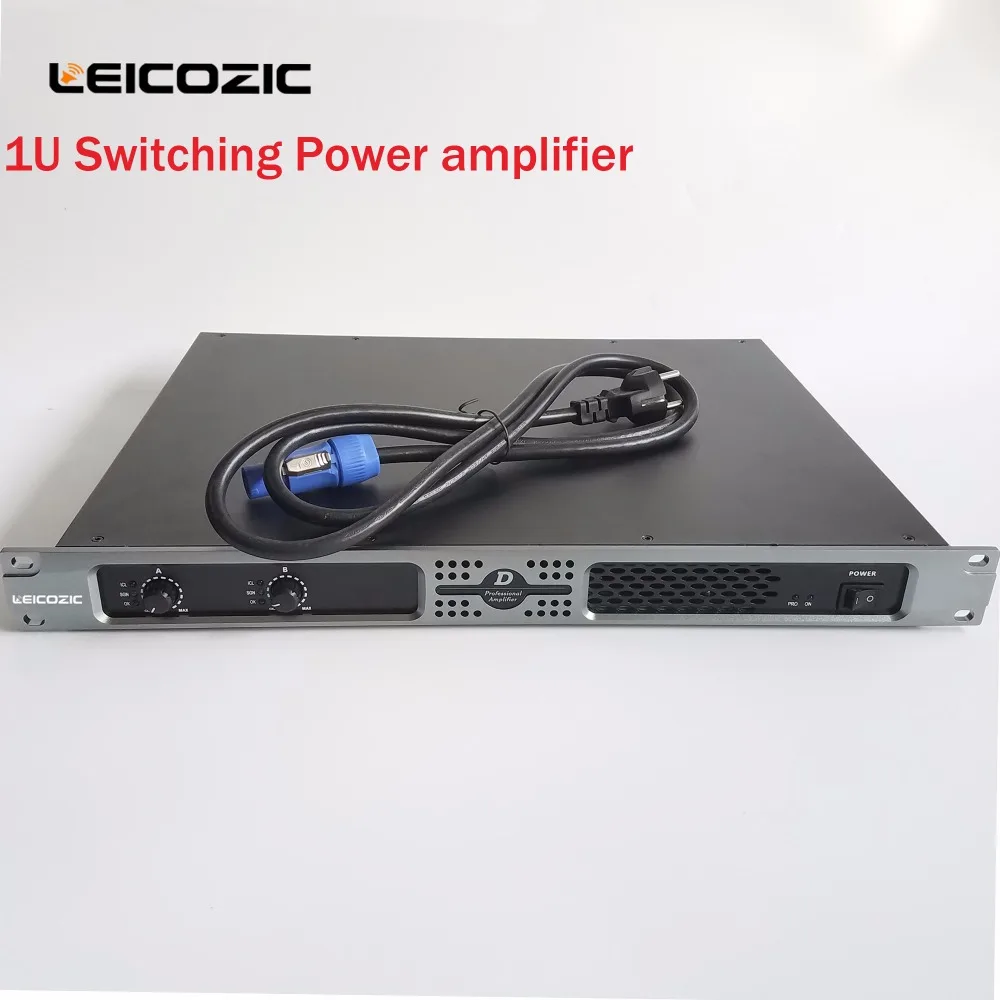 Leicosic DX2150 1u усилитель класса d 250 Вт rms а профессиональный аудио цифровой мощности DJ