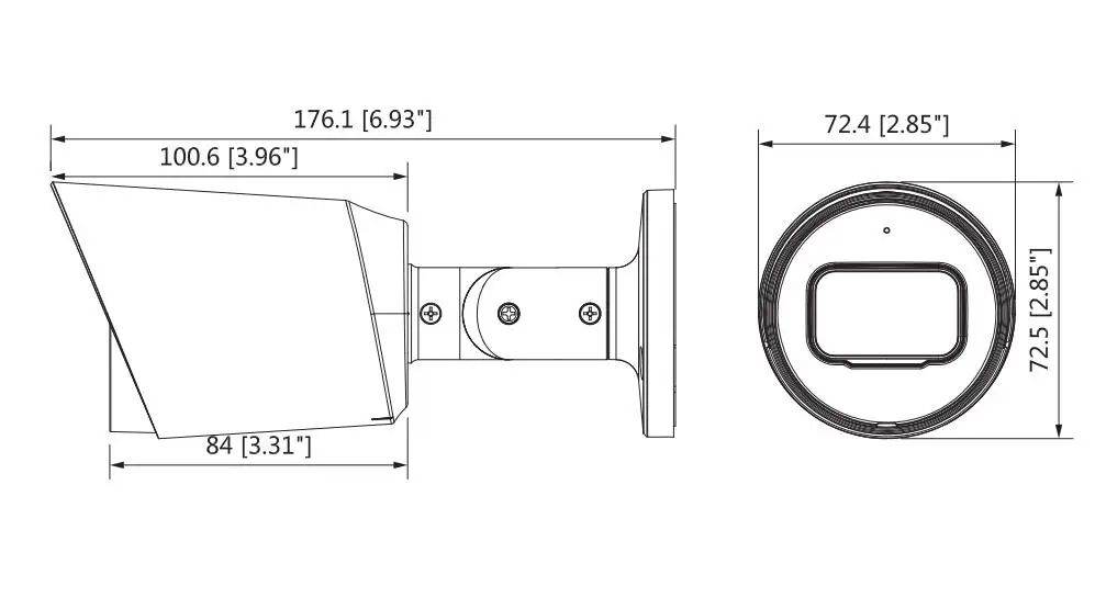 Сетевой видеорегистратор Dahua HAC-HFW1230T-A 2MP CCTV Камера звездного неба, HDCVI IR пуля Камера 3,6 мм 2,8 мм 6 мм опционально