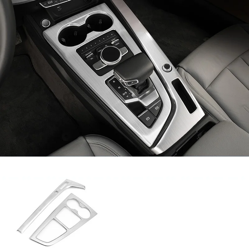 

Modified Automobile Automovil Gear Control System Interior Fashion Sticker Strip Decoration Accessory Parts 17 18 19 FOR Audi A5