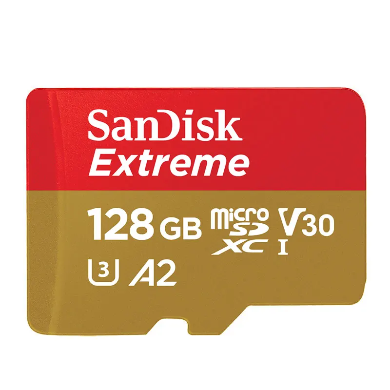 Карта памяти SanDisk, 32 ГБ, Micro SD карта, 64 ГБ, 128 ГБ, TF карта, 256 ГБ, A1/A2, C10, UHS-I, U1/U3, U3, V30, SDXC, 4 K, HD, для Samrtphone/Tablet/PC - Емкость: Extreme V30 128GB