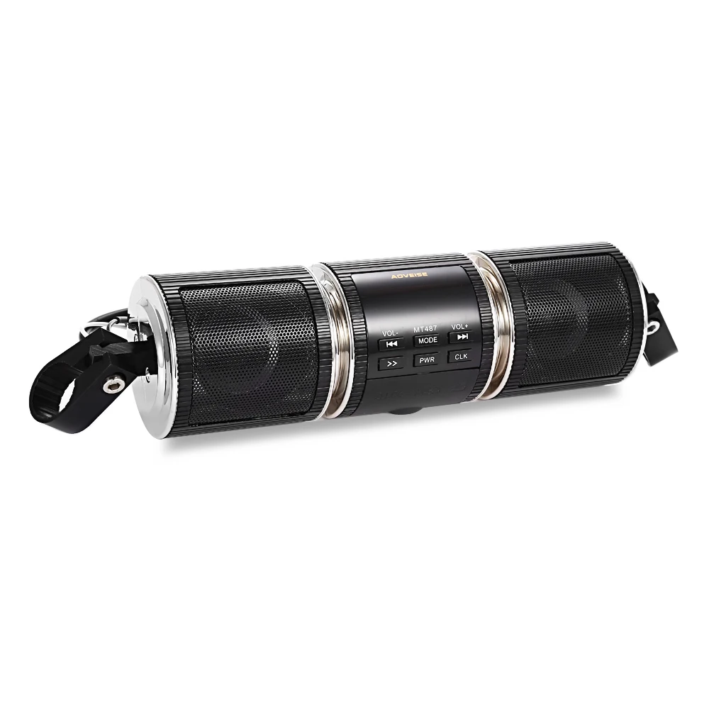 AOVEISE MT487 DC 12V мотоцикл Bluetooth MP3 музыкальный плеер водонепроницаемый светодиодный